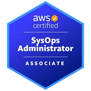 AWS Certified SysOps Administrator Associate Badge 2022