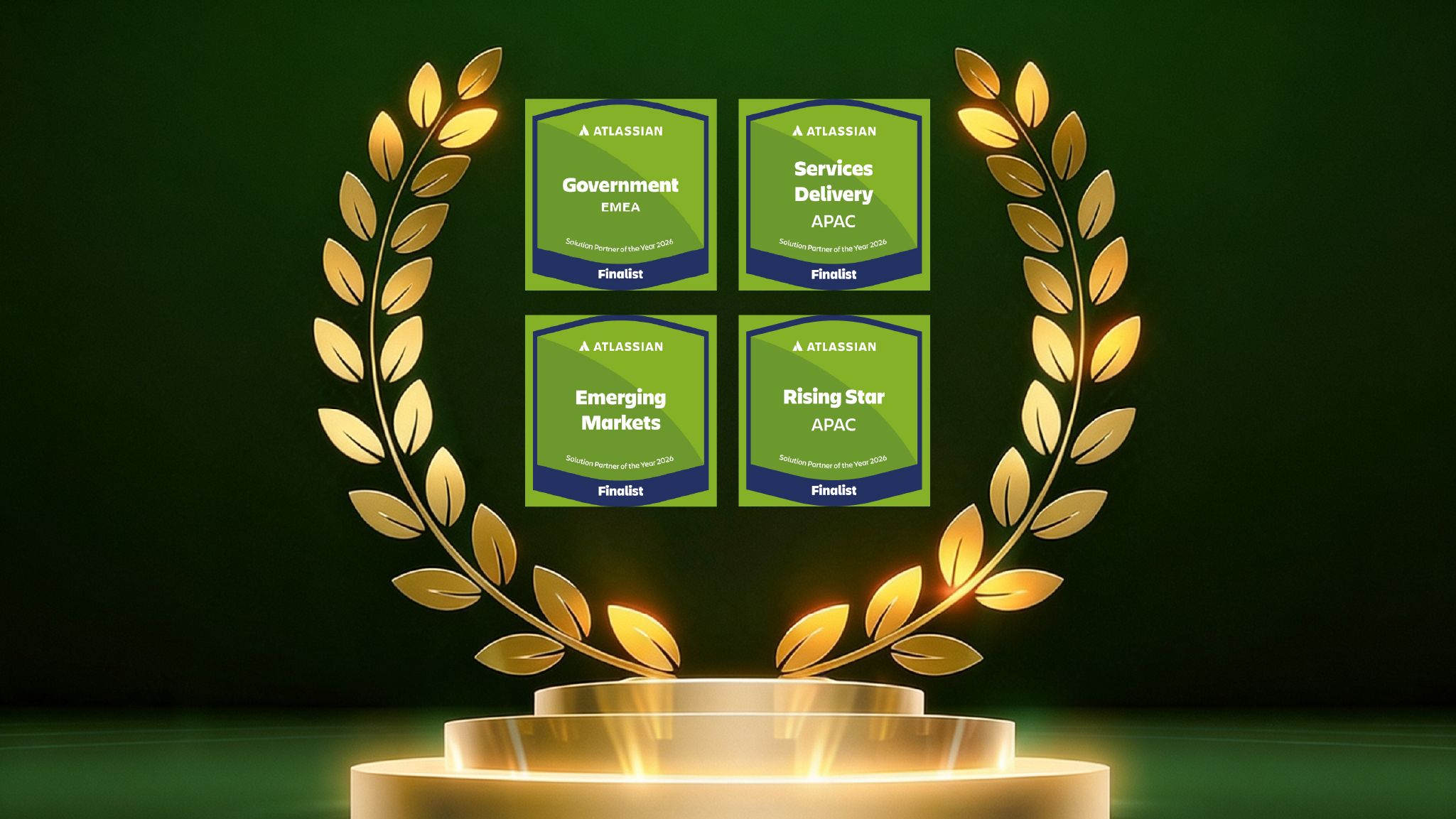 enreap named finalist in 4 Atlassian Partner of the Year 2026 award categories featured image